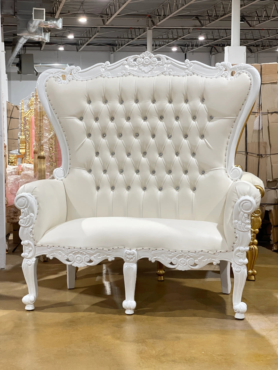 Ivory settee deals