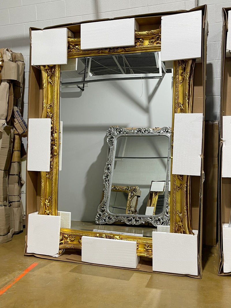 66" x 90" Mirror • Antique Gold
