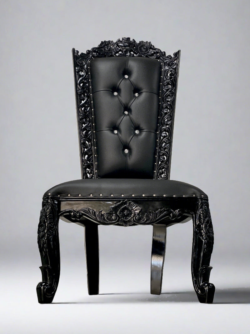 60" Casper accent chair • Black/Black