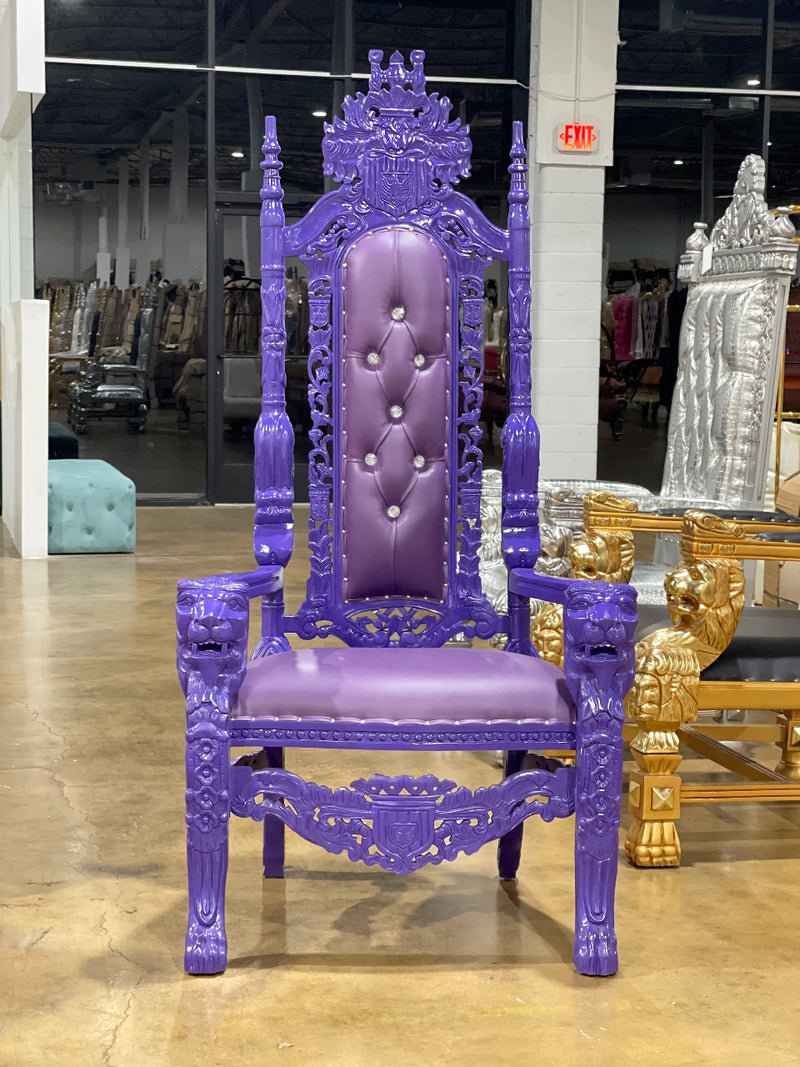 70" Raja Throne • Purple/Purple