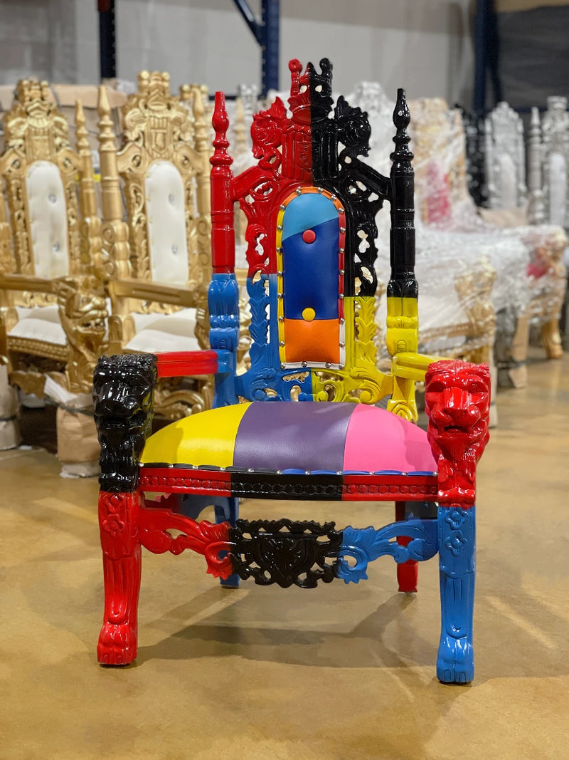 36" Kids' Raja Throne • Multicolor