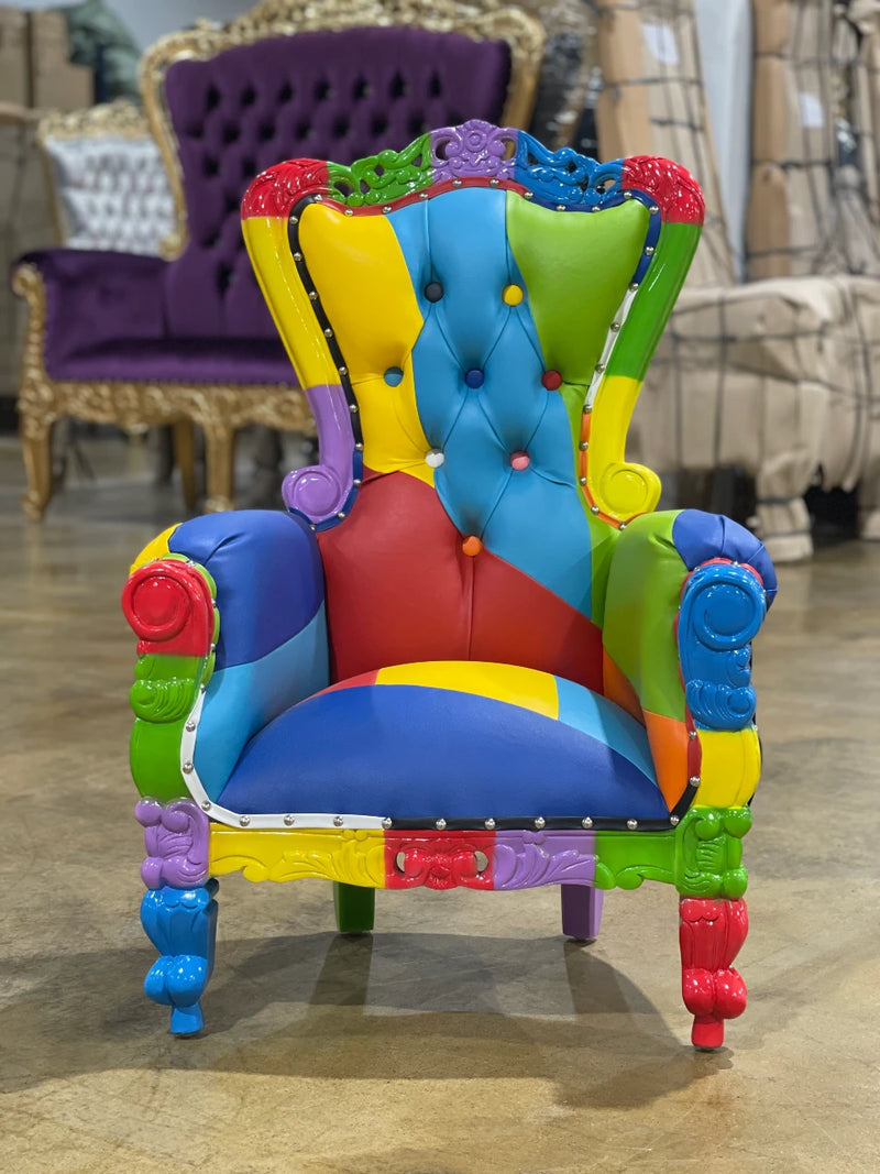 36" Kids' Vienna Throne • Multicolor