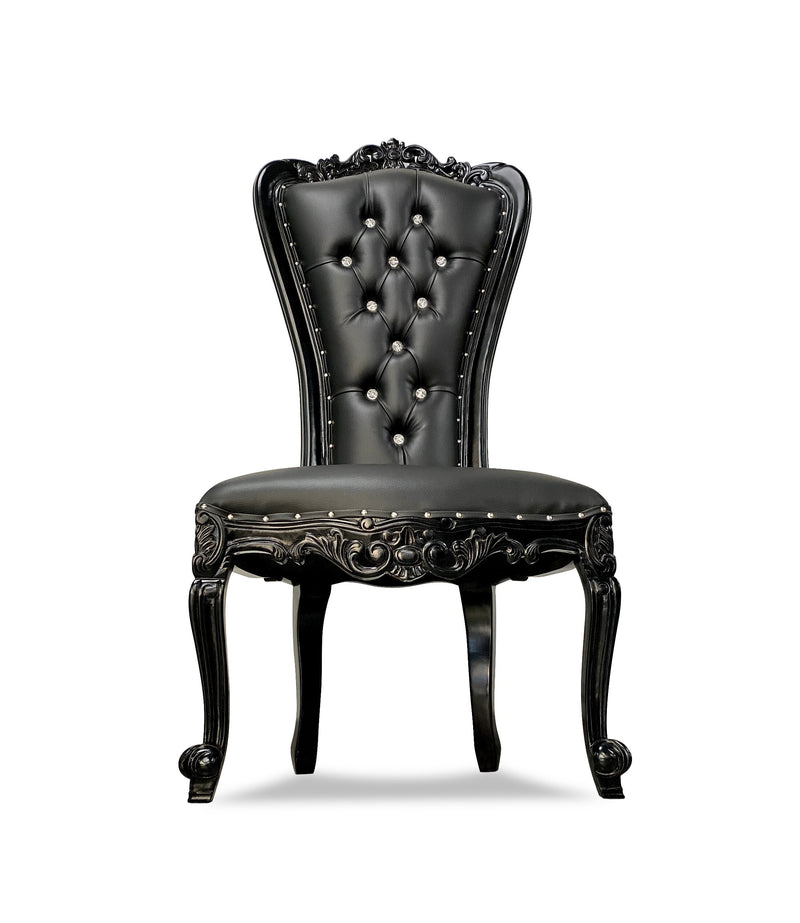 54" Takhta accent chair • Black/Black