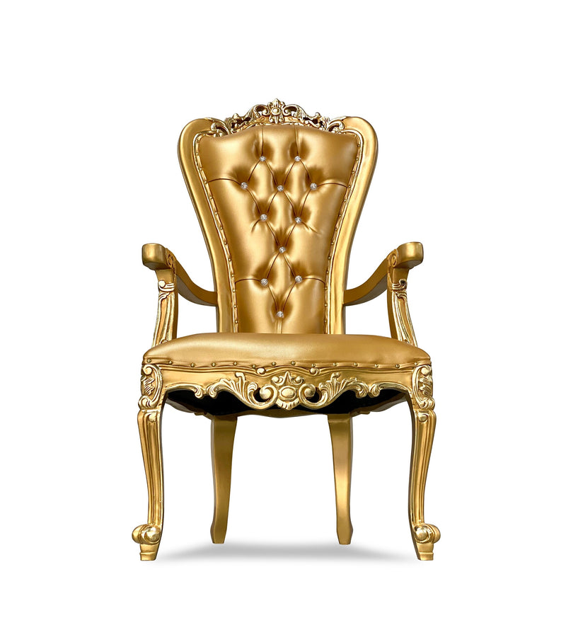 54" Takhta armchair • Gold/Gold