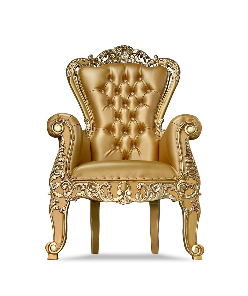 70" Aspen Throne (T) • Gold/Gold