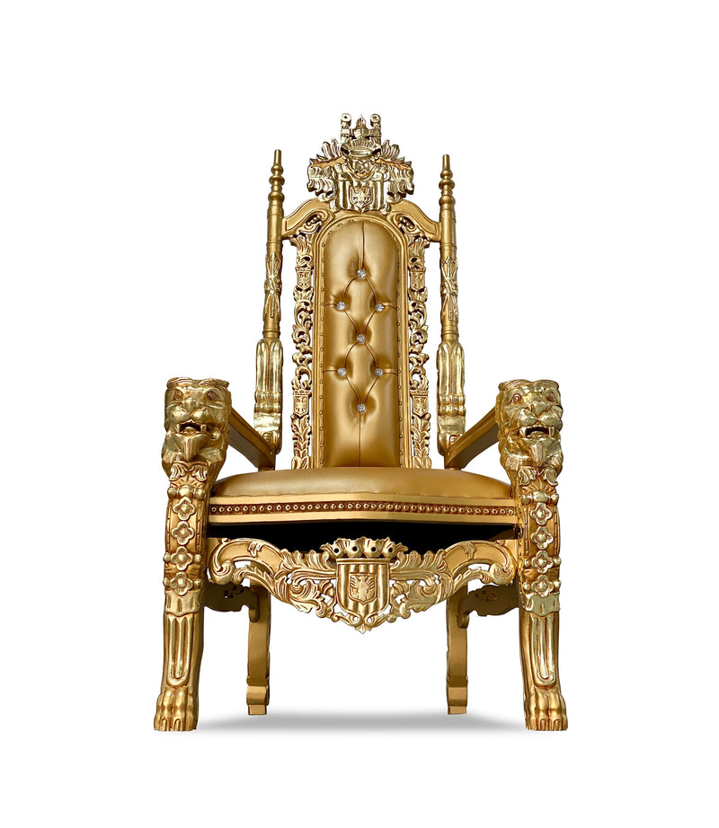 70" Raja Throne • Gold/Gold