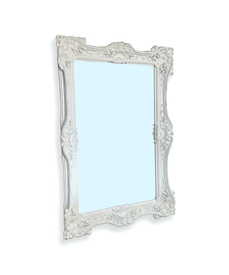 66" x 90" Mirror • White